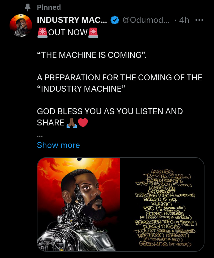 Daniel Regha criticizes Odumodublvck Gasoline