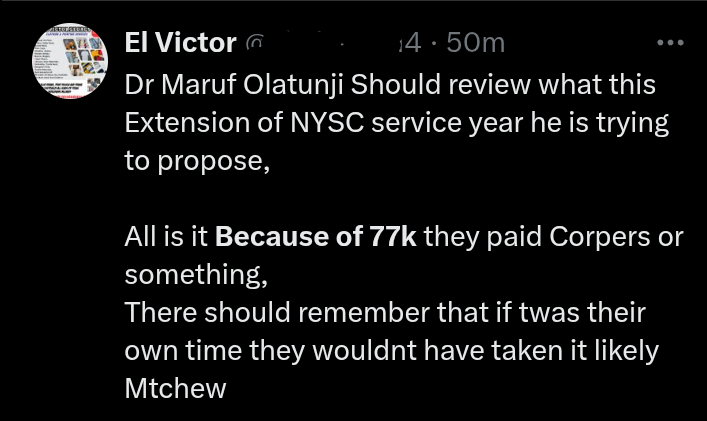 NYSC 2 Years Proposal

