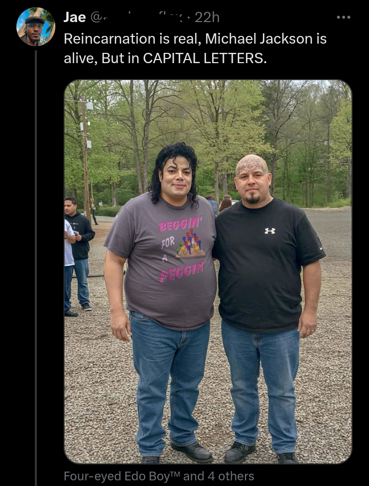 Michael Jackson lookalike viral photo