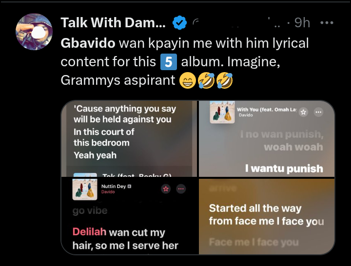 Why are people calling Davido Gbavido